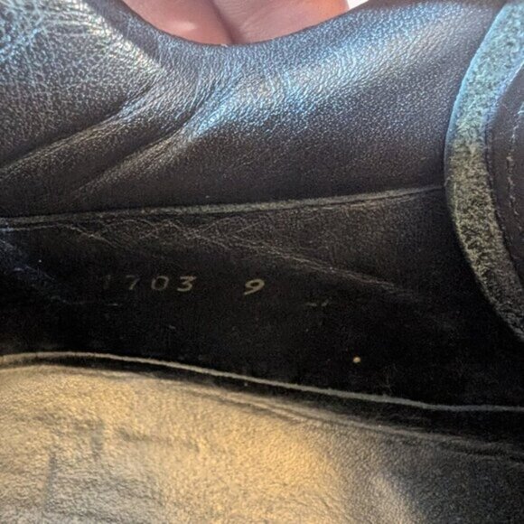 Prada Black Leather and Canvas Sneakers Men Size 9 - Picture 4 of 10